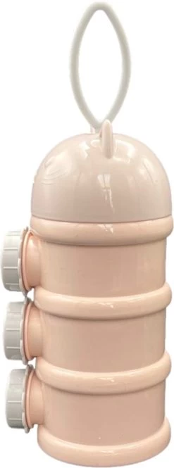 Melkpoedertoren Melkpoeder Toren - Roze - Flesvoedingsaccessoires - Babyvoeding Bewaarbakjes - Doseerdoosjes - Kraam Cadeau - BPA Vrij -Babyproducten 446x1200 3