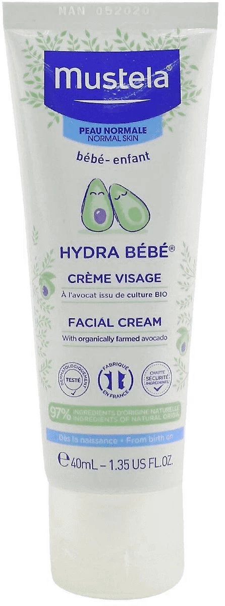 Mustela Crème Bébé Hydra Bébé Visage 4 Mustela Crème Bébé Hydra Bébé Visage - Afbeelding 2