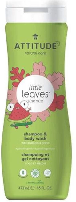 Attitude Little Leaves 2-in-1 Shampoo Watermeloen & Kokos 9 Attitude Little Leaves 2-in-1 Shampoo Watermeloen & Kokos -Babyproducten 456x1200