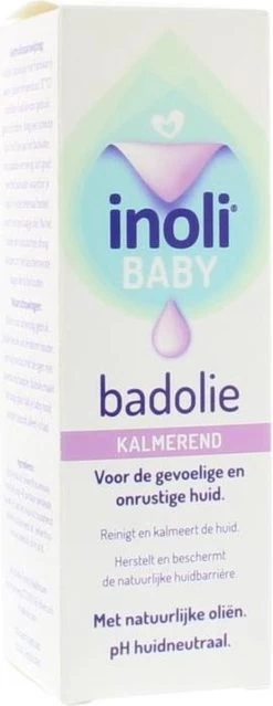 Inoli Baby - Badolie Kalmerend - 100 Ml -Babyproducten 464x1200