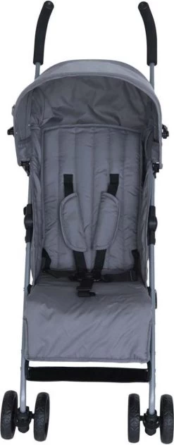 Prénatal Plus Buggy - Kinderwagen - Inklapbaar En Verstelbaar - Met Boodschappenmand - Plooibuggy Grijs -Babyproducten 469x1200