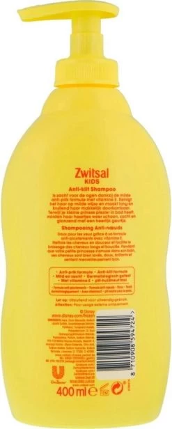Zwitsal - Disney Frozen - Anti Klit Shampoo - 400ml -Babyproducten 481x1200