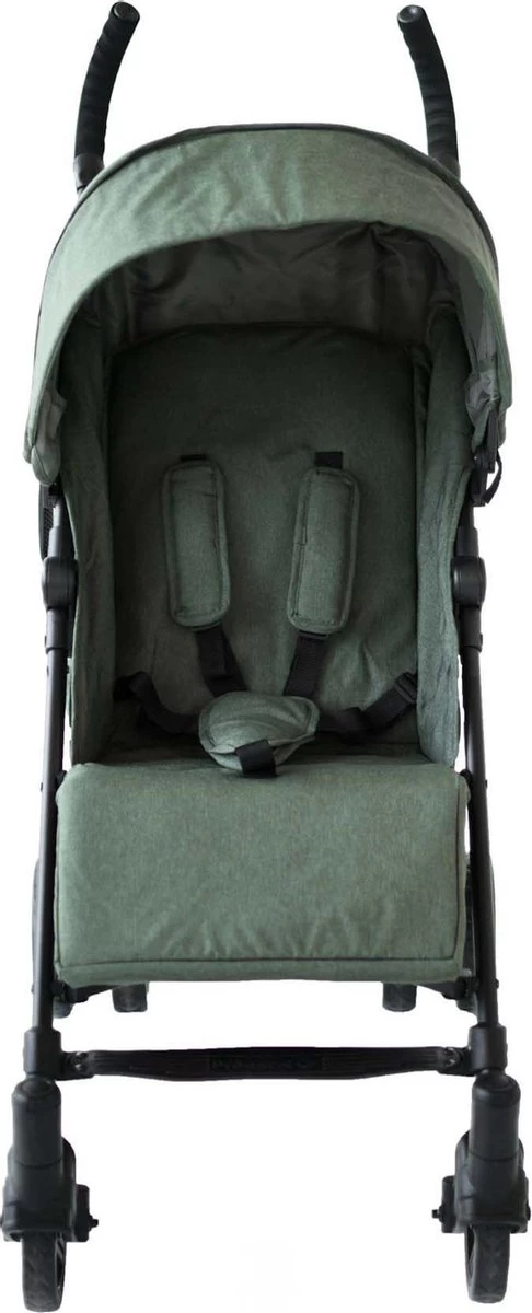 Prénatal Luxe Buggy – Kinderwagen Met Boodschappenmand En Zonneklep - Verstelbare Wandelwagen – Inklapbaar Met 1 Hand - Plooibuggy Groen 4 Prénatal Luxe Buggy – Kinderwagen Met Boodschappenmand En Zonneklep - Verstelbare Wandelwagen – Inklapbaar Met 1 Hand - Plooibuggy Groen - Afbeelding 2