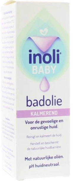 Inoli Baby - Badolie Kalmerend - 100 Ml -Babyproducten 487x1200