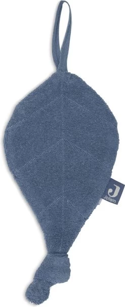 Jollein Speendoekje Badstof Leaf - Jeans Blue -Babyproducten 489x1200