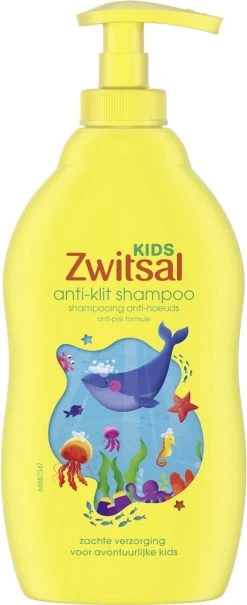 Zwitsal Kids Anti-Klit Shampoo - 6 X 400 Ml - Voordeelverpakking -Babyproducten 490x1200 1