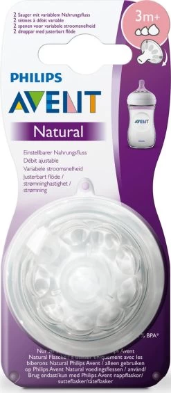 Philips Avent SCF045/27 Natural Speen - 3m+ - 2stuks -Babyproducten 525x1200 3