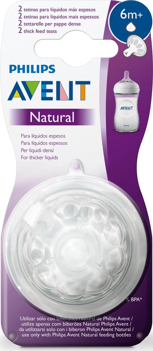 Philips Avent SCF046/27 Natural Speen - 6m+ - 2stuks 8 Philips Avent SCF046/27 Natural Speen - 6m+ - 2stuks - Afbeelding 6