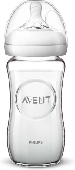 Philips Avent Glazen SCF053/17 - Natural-babyfles - 1m+ - 240ml -Babyproducten 535x1200 2