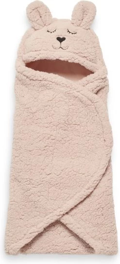 Jollein Wikkeldeken Bunny 100x105cm - Pale Pink -Babyproducten 550x1200 2