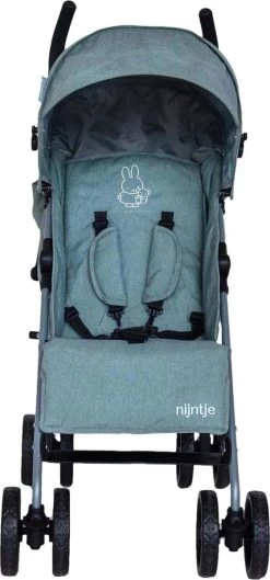 Prénatal Buggy Nijntje - Kinderwagen Met Boodschappenmand - Inklapbare Plooibuggy - Makkelijk Verstelbare Wandelwagen - Groen -Babyproducten 560x1200