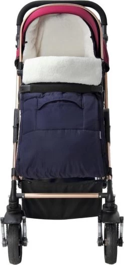 Monzana Voetenzak - Voor Kinderwagen Of Stoeltje - 93x56cm Donkerblauw -Babyproducten 563x1200 2