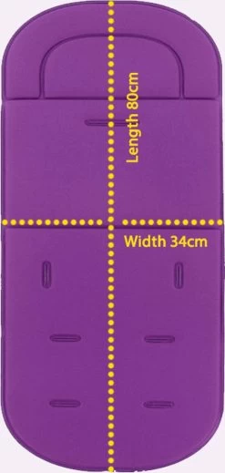 Merkloos Allernieuwste Buggy Inleg Kussen Panter Print - Tweezijdig Bruikbaar - Kinderwagen - Kinderstoel Hoes - Wasbaar -Babyproducten 571x1200 4