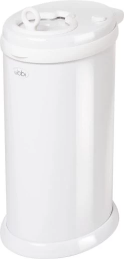 Ubbi® Ubbi Luieremmer - Wit - Metaal - Geurloos - Geen Navulcassettes Nodig -Babyproducten 576x1200 5