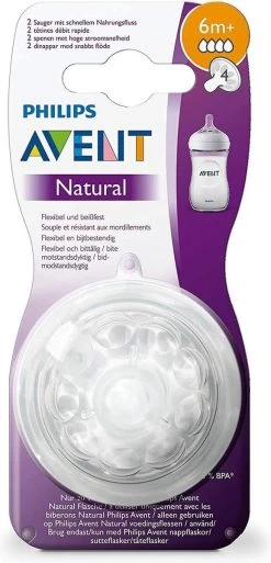 Philips Avent SCF044/27 Natural Speen - 6m+ - 2 Stuks -Babyproducten 578x1200 5