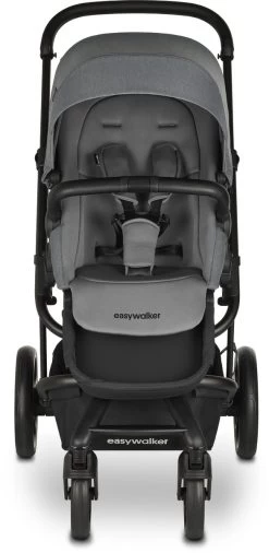 Easywalker Harvey 3 / Harvey³ Voordeelset Bestaande Uit Kinderwagen, Reiswieg, Voetenzak, Regenhoes Voor Zitting En Reiswieg, Hoes Voor De Reiswiegmatras - Kleur Fossil Grey -Babyproducten 586x1200 1