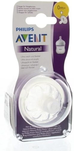 Philips Avent SCF041/27 Natural Speen - 0m+ - 2stuks -Babyproducten 591x1200 5