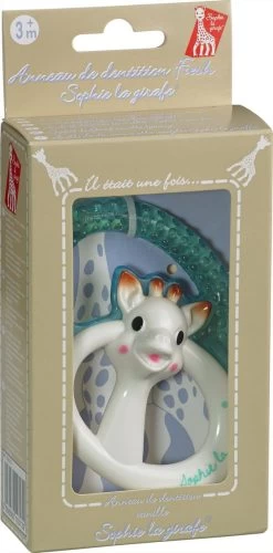Sophie De Giraf - Koelbijtring - In Wit Geschenkdoosje -Babyproducten 593x1200