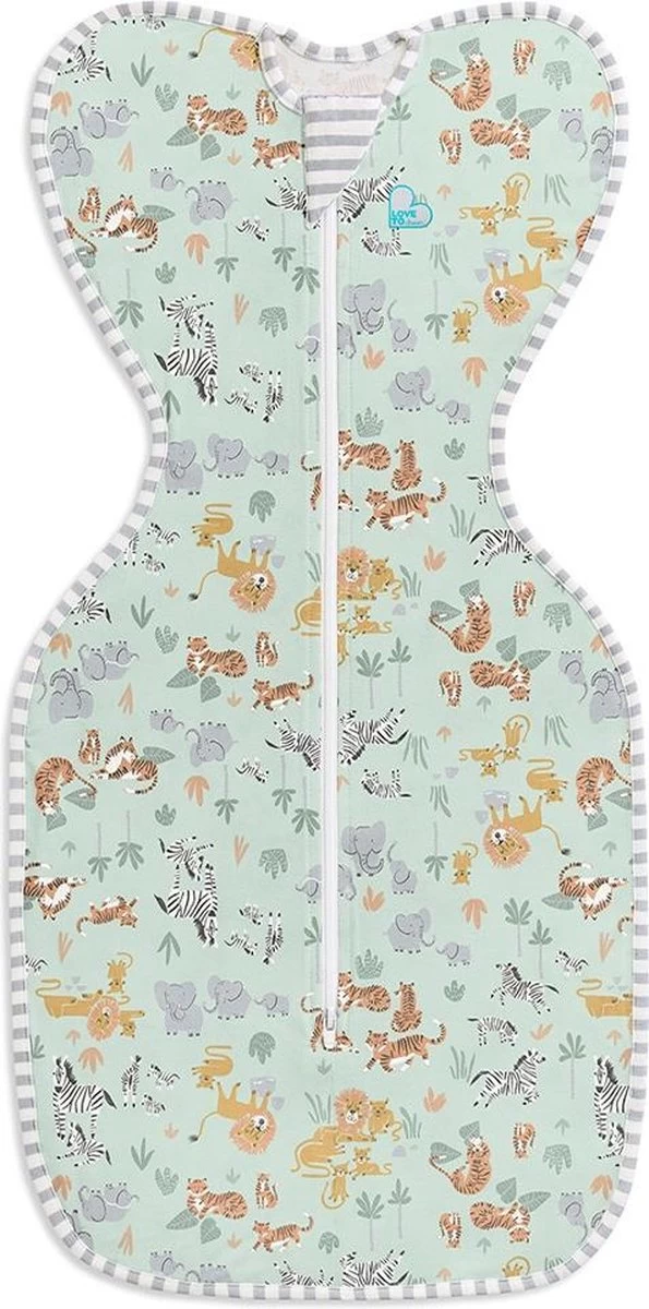 Love To Dream™ Babyslaapzak Swaddle Up™ - Inbakeren - Baby 0-3 Maanden - 3.5-6 Kg - All Season - Safari 3 Love To Dream™ Babyslaapzak Swaddle Up™ - Inbakeren - Baby 0-3 Maanden - 3.5-6 Kg - All Season - Safari
