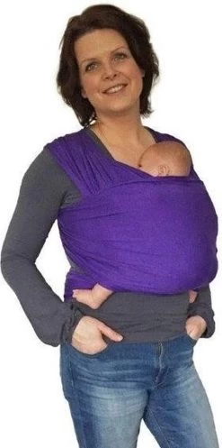 Smallvips Draagdoek Taupe - Rekbare Draagdoek Van Bamboo - Heerlijk Zacht En Koel - Ergonomisch Dragen -Babyproducten 596x1200 1