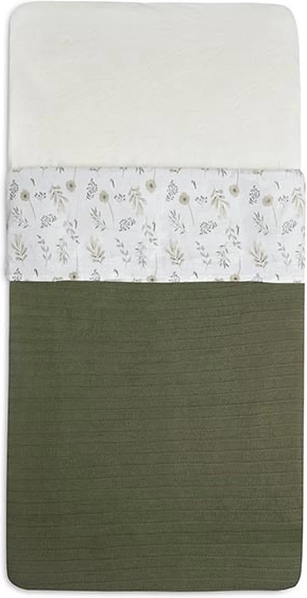 Jollein Baby Laken Wieg 75x100cm - Wild Flowers 4 Jollein Baby Laken Wieg 75x100cm - Wild Flowers - Afbeelding 2