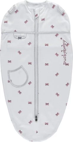 Puckababy Inbakerslaapzak Original Mini 3-6m - White Bowy
