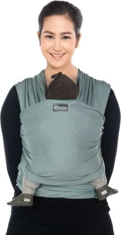 Babylonia - Tricot-Slen Organic - Draagdoek Baby - Silver Blue 36 Babylonia - Tricot-Slen Organic - Draagdoek Baby - Silver Blue -Babyproducten 623x1200 2