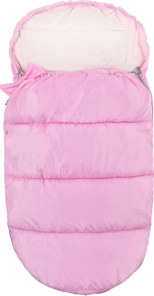 Springos Voetenzak | Voetenzak Buggy | Voetenzak Autostoel | Universeel | 90 Cm | Roze 3 Springos Voetenzak | Voetenzak Buggy | Voetenzak Autostoel | Universeel | 90 Cm | Roze