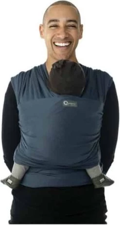 Babylonia Draagdoek - Tricot-Slen - Jeansblauw -Babyproducten 641x1200 3