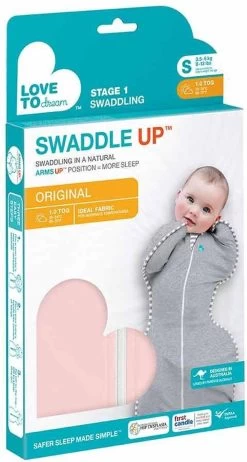 Love To Dream™ Babyslaapzak Swaddle Up™ - Inbakeren - Baby 0-3 Maanden - 3.5-6 Kg - All Season - Oud Roze -Babyproducten 642x1200 7