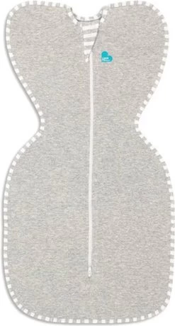 Love To Dream™ Babyslaapzak Swaddle Up™ - Inbakeren - Baby 0-2 Maanden - 2.2-3.8 Kg - All Season - Grijs