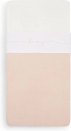 Jollein Baby Laken Ledikant 120x150cm Love You - Pale Pink -Babyproducten 649x1200 5