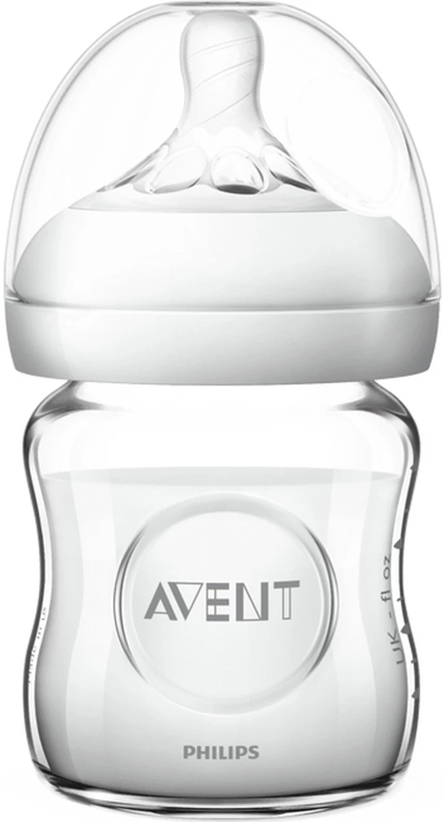 Philips Avent Glazen SCF051/17 - Natural-babyfles - 0m+ - 120ml 6 Philips Avent Glazen SCF051/17 - Natural-babyfles - 0m+ - 120ml - Afbeelding 5