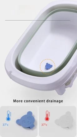 Rudolphy Opvouwbaar Babybad 3-in 1 Van 0-12 Jaar - Roze -Babyproducten 673x1200 7