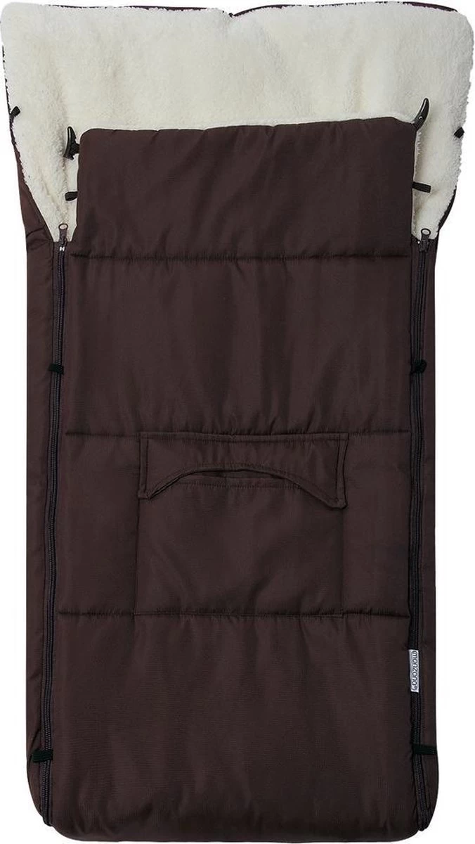 Monzana Voetenzak - Voor Kinderwagen Of Stoeltje - 93x56cm Bruin 12 Monzana Voetenzak - Voor Kinderwagen Of Stoeltje - 93x56cm Bruin - Afbeelding 10