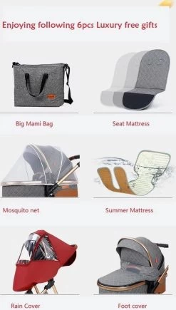 Merkloos Kinderwagen | 3 In 1 Kinderwagen | Luxe Baby Buggy 3 In 1 | Baby Wagen | Kinderwagen Met Autostoel En Wieg | Hoge Kwaliteit | Grijs | Buggy | Kinderwagen 3 In 1 | -Babyproducten 681x1200 1