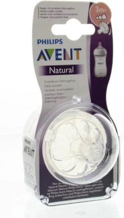 Philips Avent SCF045/27 Natural Speen - 3m+ - 2stuks -Babyproducten 683x1200 2