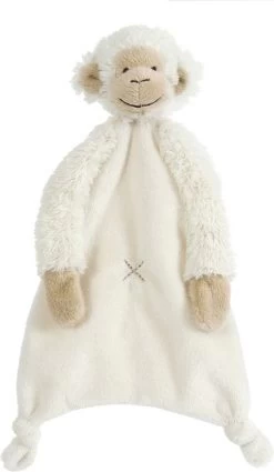 Happy Horse Aap Mickey Knuffeldoekje - Wit - Baby Cadeau -Babyproducten 698x1200