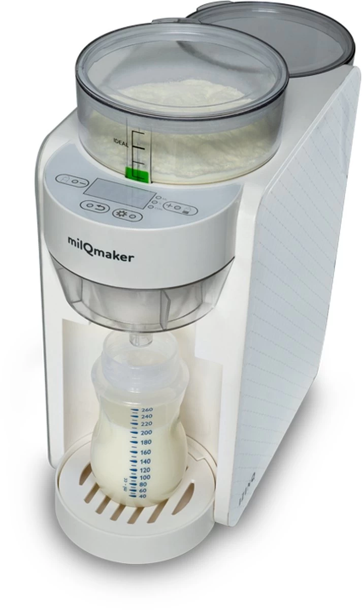 MilQmaker Flesvoeding Apparaat - Baby Milk Maker - Flessenwarmer/Fles Verwarmer - Baby Fles Maker - Baby Senseo - Baby Melk Machine - TÜV Gecertificeerd - Milkmaker 4 MilQmaker Flesvoeding Apparaat - Baby Milk Maker - Flessenwarmer/Fles Verwarmer - Baby Fles Maker - Baby Senseo - Baby Melk Machine - TÜV Gecertificeerd - Milkmaker - Afbeelding 2