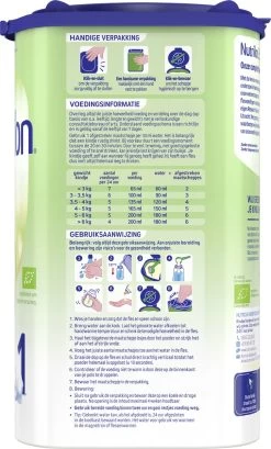Nutrilon Bio 1 - Volledige Zuigelingenvoeding 0-6 Maanden - 800g - IE-ORG-02 -Babyproducten 725x1200 3
