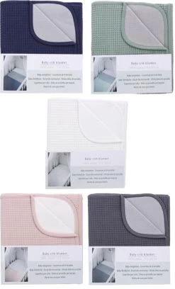 Merkloos Dreamline Wiegdeken - Roze - 75 X 100