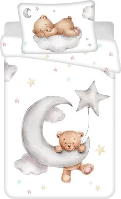 Animal Pictures BABY Dekbedovertrek, Beertje - 135 X 100 + 40 X 60 Cm - Katoen