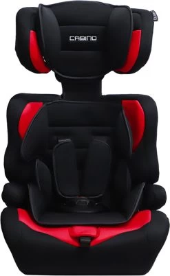 Cabino Autostoel Groep 1/2/3 (9-36kg) - Zwart-Rood -Babyproducten 737x1200 2