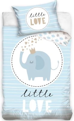 Animal Pictures BABY Dekbedovertrek Olifantje - 100 X 135 Cm - Katoen