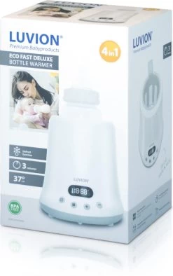 Luvion Eco Fast Deluxe 4 In 1 Flessenwarmer - Verwarmt Zeer Snel - Steriliseren Met Stoomkap - Warmhouden En Ontdooien -Babyproducten 752x1200 7