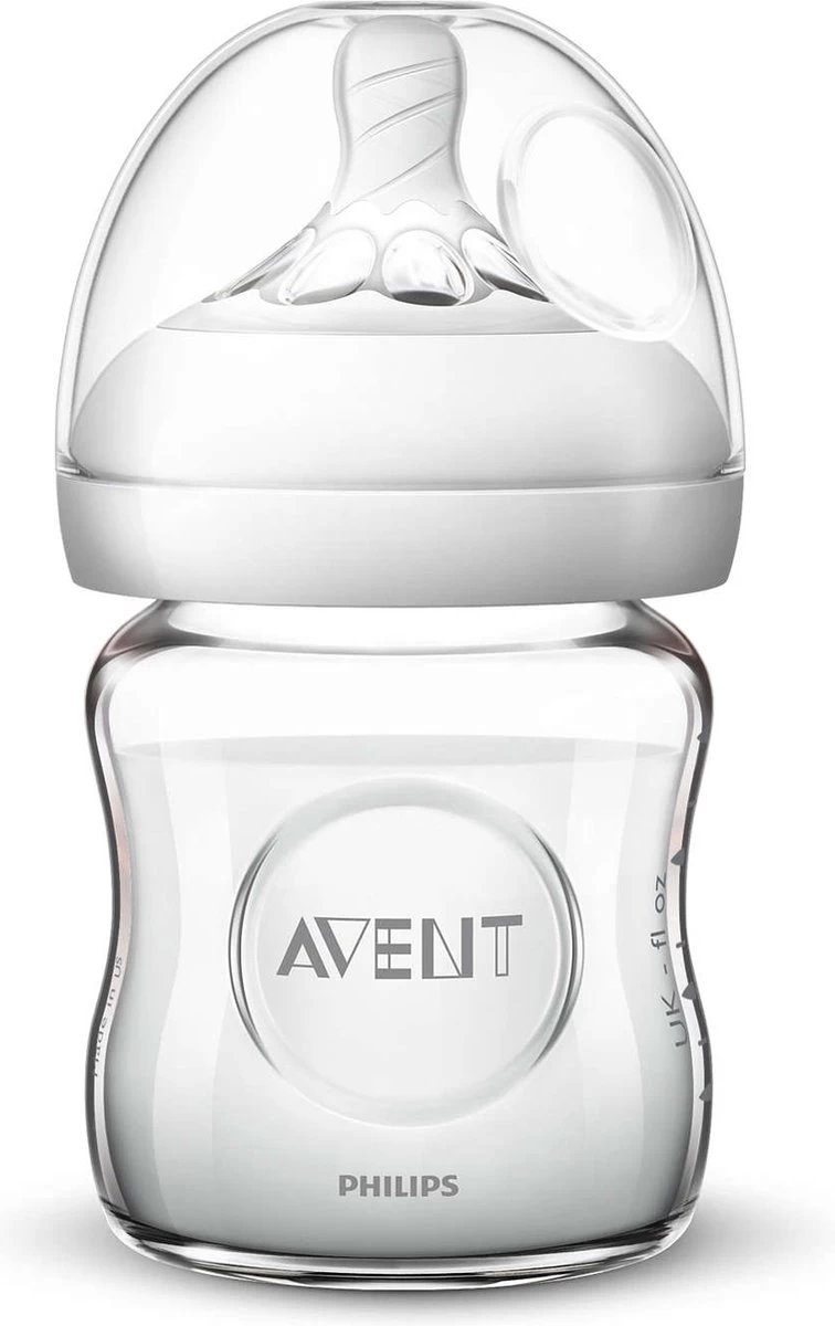 Philips Avent Glazen SCF051/17 - Natural-babyfles - 0m+ - 120ml 4 Philips Avent Glazen SCF051/17 - Natural-babyfles - 0m+ - 120ml - Afbeelding 3