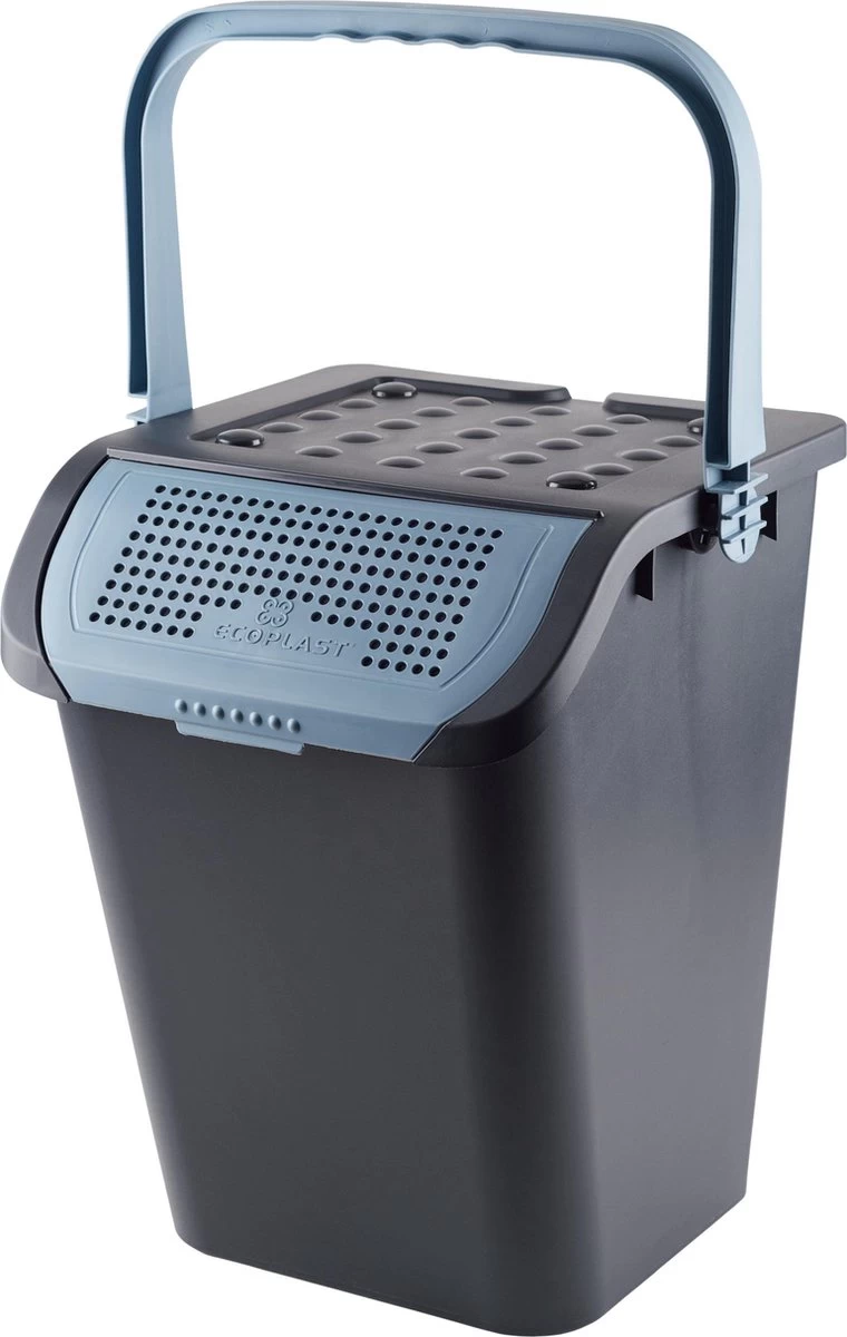 Maxi Luieremmer - 40 Liter - Incontinentie Materiaal Emmer - Blauw 7 Maxi Luieremmer - 40 Liter - Incontinentie Materiaal Emmer - Blauw - Afbeelding 5