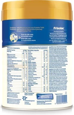 Frisolac 1 - Babyvoeding - 0 Tot 6 Maanden - 800g - Blik -Babyproducten 775x1200 10
