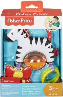 Fisher Price - Activity Zebra - Rammelaar - Speeltje En Bijtring - Grijpspeelgoed -Babyproducten 781x1200 1