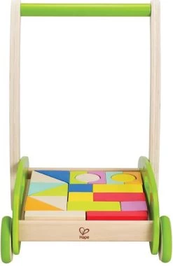 Hape Loopwagen Blokkenkar - Speelgoed 1 Jaar -Babyproducten 781x1200